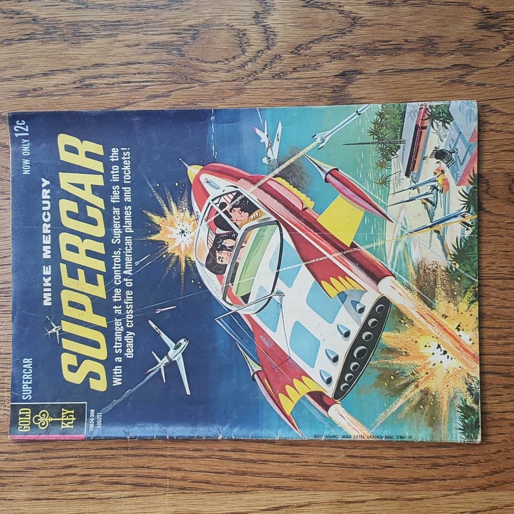 Vintage 60s Mike Mercury Supercar No. 4 Gold Key Comics Comic Book